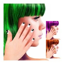 Boutique De Carnaval D'Halloween 25 12 Faux Ongles Motifs Halloween Pour Enfant