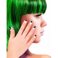 Boutique De Carnaval D'Halloween -Boutique De Carnaval D'Halloween 12 faux ongles motifs halloween pour enfant 46446