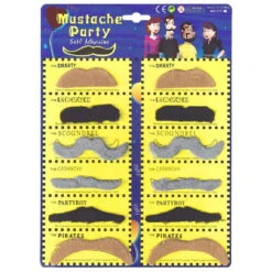 Boutique De Carnaval D'Halloween 27 12 Moustaches Multi Formes Et Couleurs