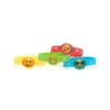 4 Bracelets En Caoutchouc émoticones