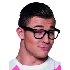 Costume 3 Pièce Imprimé Billets De Banque -Boutique De Carnaval D'Halloween 4 paires de lunettes noires type intello