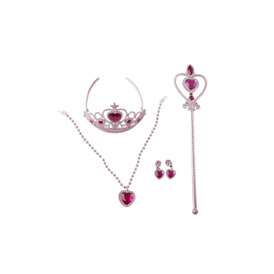 Accessoires Rose De Princesse Pour Enfant 4 Accessoires Rose De Princesse Pour Enfant – Image 2