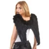 Ailes Noires De 50cm Pour Adulte -Boutique De Carnaval D'Halloween Ailes noires de 50cm pour adulte
