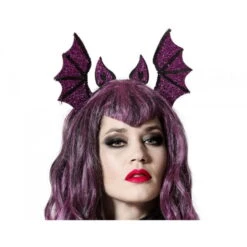 Ailes Pailletées De Chauve Souris Sur Serre-tête