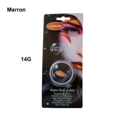 Aquacolor Maquillage Pour Visage Sans Paraben -Boutique De Carnaval D'Halloween Aquacolor maquillage pour visage sans paraben marron