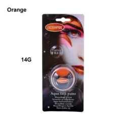Aquacolor Maquillage Pour Visage Sans Paraben -Boutique De Carnaval D'Halloween Aquacolor maquillage pour visage sans paraben orange