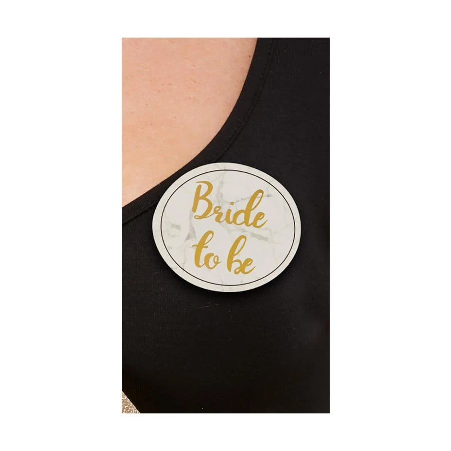 Badge Bride To Be Et 4 Badges Bride Tribe Blanc Or 3 Badge Bride To Be Et 4 Badges Bride Tribe Blanc Or