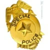 Badge De Policier En Métal