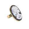 Bague Camée Gothique Femme Squelette -Boutique De Carnaval D'Halloween Bague camee gothique femme squelette
