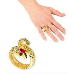 Bague Serpent Dorée