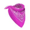 Bandana Rose Fluo 2 Bandana Rose Fluo -Boutique De Carnaval D'Halloween Bandana rose fluo