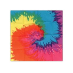 Bandana Tie And Dye Multicolore De 55 Cm