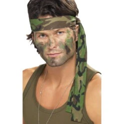 Bandeau Camouflage -Boutique De Carnaval D'Halloween Bandeau camouflage 2