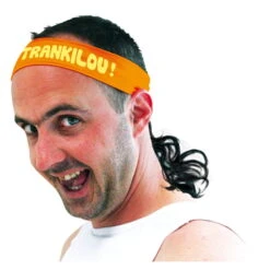 Bandeau Orange Trankilou Avec Coupe Mulet