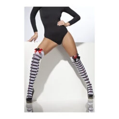 Bas Ligné Jeux De Carte Avec Noeud Papillon