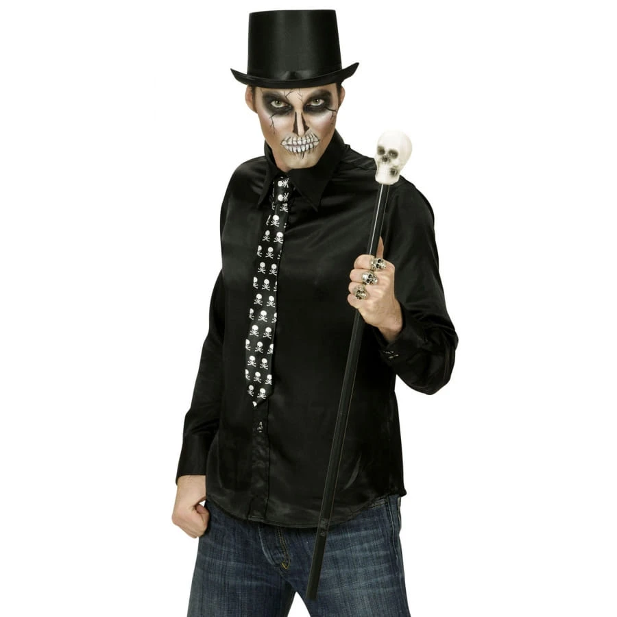 Bâton Crâne De Sorcier Vaudou, 80cm 4 Bâton Crâne De Sorcier Vaudou, 80cm – Image 2