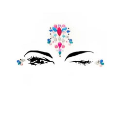 Bijoux De Visage à Coller Fantaisie Pour Adulte -Boutique De Carnaval D'Halloween Bijoux de visage a coller fantaisie pour adulte 52871