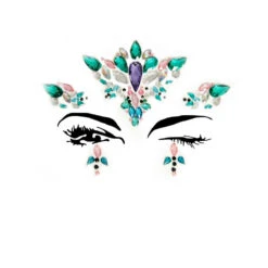 Bijoux De Visage à Coller Fantaisie Pour Adulte -Boutique De Carnaval D'Halloween Bijoux de visage a coller fantaisie pour adulte 52873