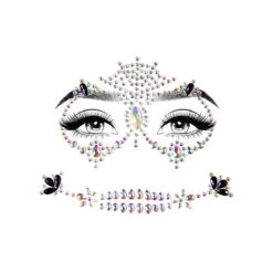 Bijoux De Visage Fantaisie à Coller Pour Adulte -Boutique De Carnaval D'Halloween Bijoux de visage fantaisie a coller pour adulte 55907