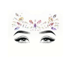 Bijoux De Visage Fantaisie à Coller Pour Adulte -Boutique De Carnaval D'Halloween Bijoux de visage fantaisie a coller pour adulte 55909