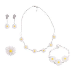 Costume Hippie Arc En Ciel Avec Tulle, Femme -Boutique De Carnaval D'Halloween Bijoux marguerites