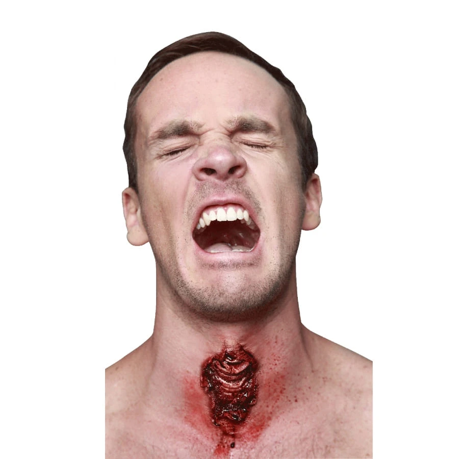 Blessure Gorge Ouverte En Latex 3 Blessure Gorge Ouverte En Latex