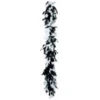 Boa Plume Blanche Et Noire 180 Cm