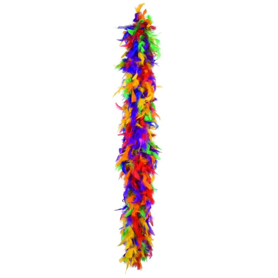 Boa Plumes Multicolores 180 Cm 3 Boa Plumes Multicolores 180 Cm