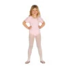 Body Rose Courtes Manches Pour Fille