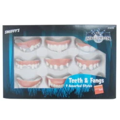 Boîte De 9 Dentiers -Boutique De Carnaval D'Halloween Boite de 9 dentiers 15