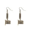 Boucles D'oreilles Drapeau Pirate Et Crâne -Boutique De Carnaval D'Halloween Boucles d oreilles drapeau pirate et crane