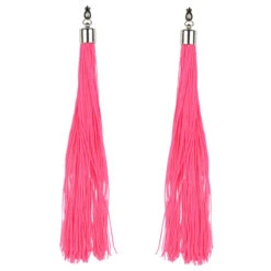 Boucles D'oreilles Longues Franges Fluo Adulte 8 Boucles D'oreilles Longues Franges Fluo Adulte -Boutique De Carnaval D'Halloween Boucles d oreilles longues franges fluo adulte 46592