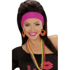 Boucles D'oreilles Rondes Pleines Années 80 8 Boucles D'oreilles Rondes Pleines Années 80 -Boutique De Carnaval D'Halloween Boucles d oreilles rondes pleines annees 80 44674