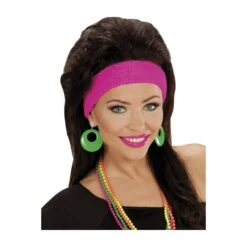 Boucles D'oreilles Rondes Pleines Années 80 11 Boucles D'oreilles Rondes Pleines Années 80 -Boutique De Carnaval D'Halloween Boucles d oreilles rondes pleines annees 80 44677