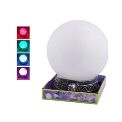 Longue Robe De Voyante Pour Femme 7 Longue Robe De Voyante Pour Femme -Boutique De Carnaval D'Halloween Boule de voyante sonore et lumineuse 20cm