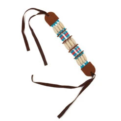 Robe Beige D'indienne Pour Femme -Boutique De Carnaval D'Halloween Bracelet indien avec perles bleues et rouges