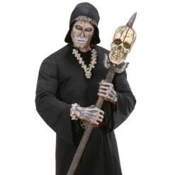 Bracelet Tetes De Mort Et Os -Boutique De Carnaval D'Halloween Bracelet tetes de mort et os 44