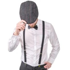 Bretelles Et Béret Gris Des Années 20 7 Bretelles Et Béret Gris Des Années 20 -Boutique De Carnaval D'Halloween Bretelles et beret gris des annees 20 68676