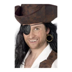 Cache Oeil Et Boucle D'oreille Pirate