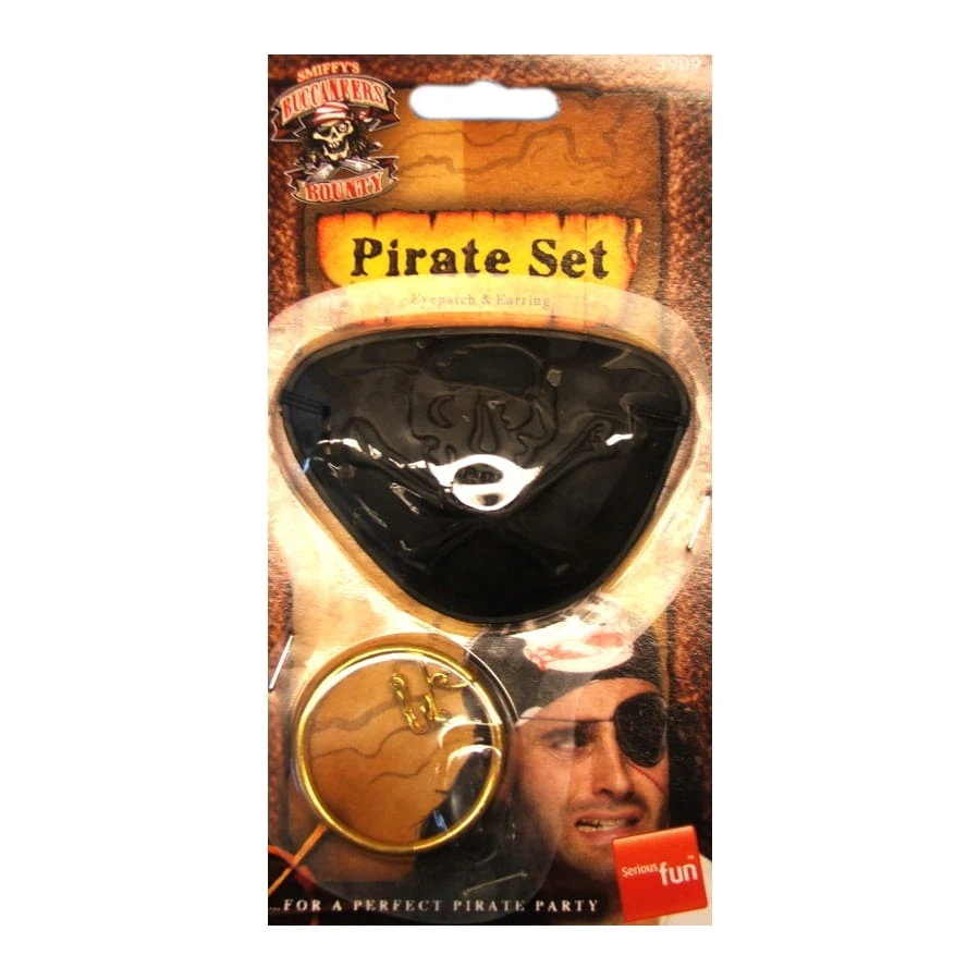 Cache Oeil Et Boucle D'oreille Pirate 4 Cache Oeil Et Boucle D'oreille Pirate – Image 2