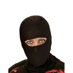 Cagoule Noire De Ninja Taille Adulte -Boutique De Carnaval D'Halloween Cagoule noire de ninja taille adulte 36759