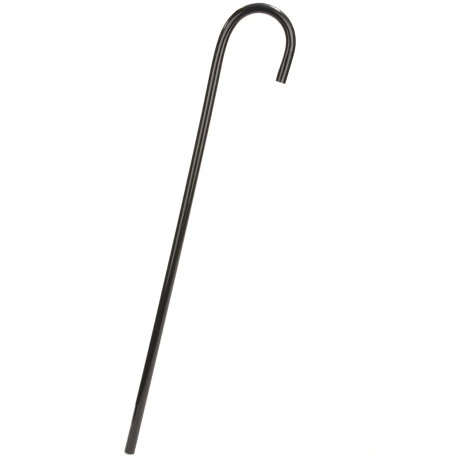 Canne Noire Avec Poignée Courbée 3 Canne Noire Avec Poignée Courbée