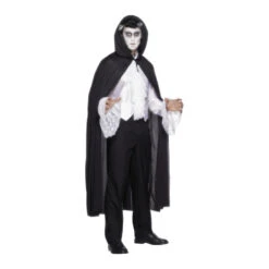 Cape De Vampire Avec Capuche Noire 6 Cape De Vampire Avec Capuche Noire -Boutique De Carnaval D'Halloween Cape de vampire avec capuche noire 1636