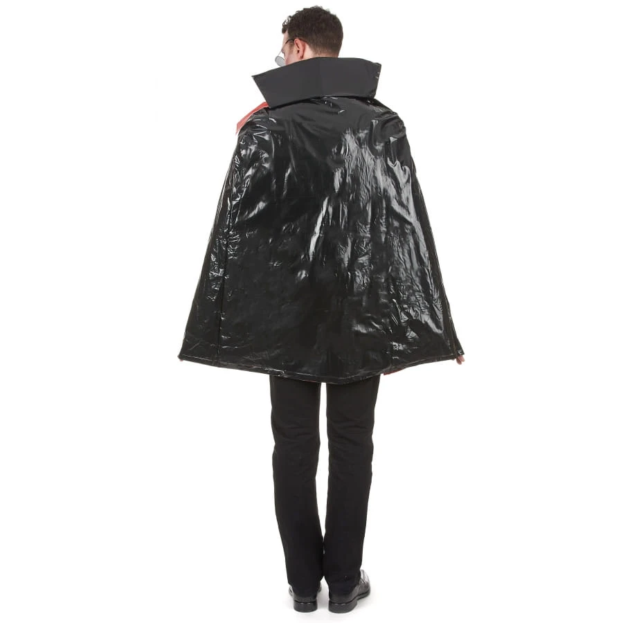 Cape De Vampire Mi Longue Avec Col Rouge 4 Cape De Vampire Mi Longue Avec Col Rouge – Image 2