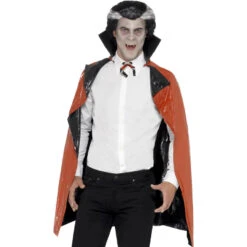 Cape Noire Vampire -Boutique De Carnaval D'Halloween Cape noire vampire 1