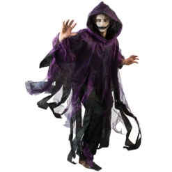 Cape Violette Et Noire En Lambeaux