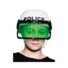 Casque Blanc De Police Pour Enfant -Boutique De Carnaval D'Halloween Casque blanc de police pour enfant
