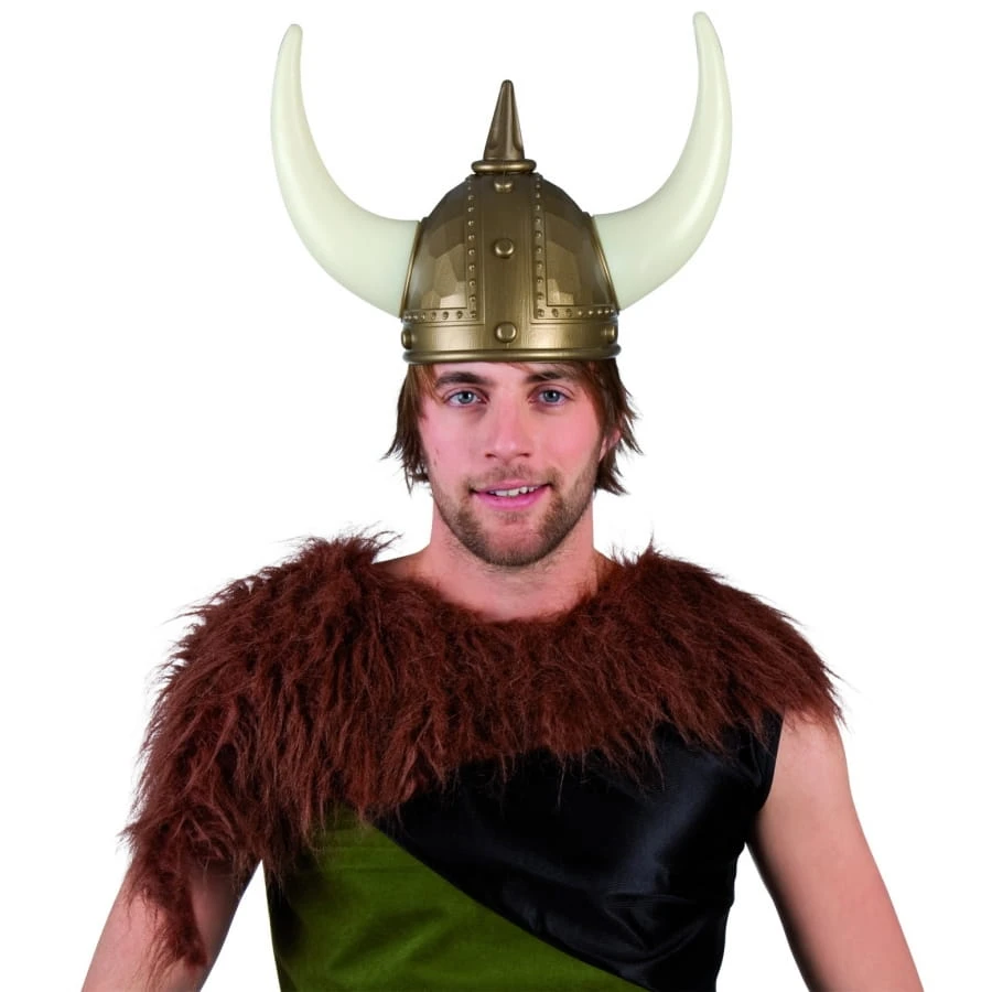Casque De Viking Avec Grandes Cornes Pour Adulte 4 Casque De Viking Avec Grandes Cornes Pour Adulte – Image 2