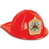 Casque Rouge De Pompier Pour Adulte -Boutique De Carnaval D'Halloween Casque rouge de pompier pour adulte