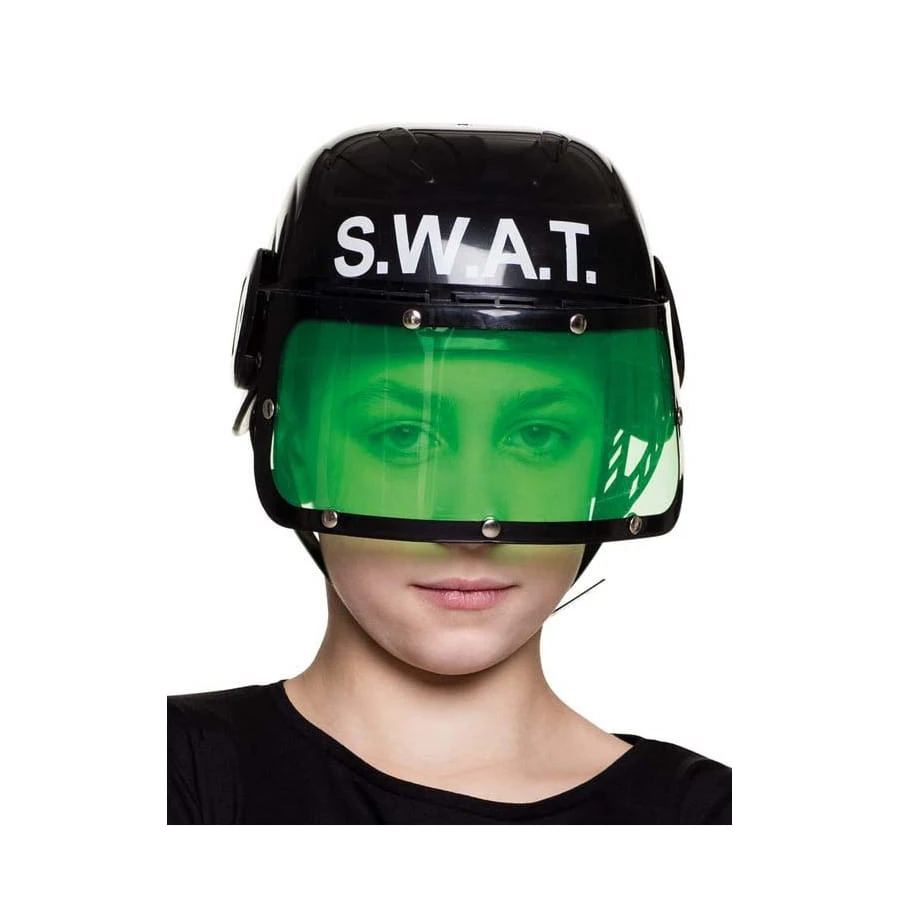 Casque SWAT Noir Pour Enfant 3 Casque SWAT Noir Pour Enfant